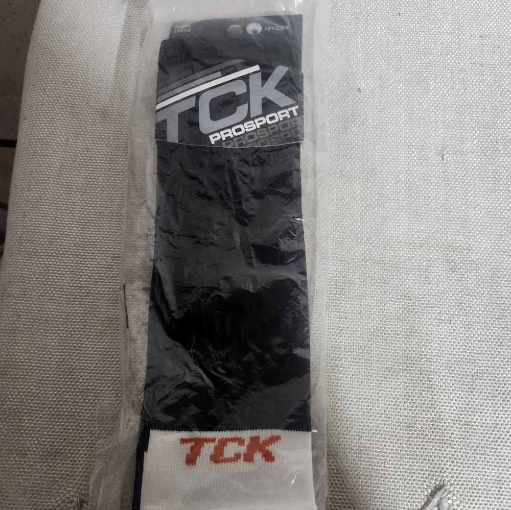 TCK ProSport Black and White Socks